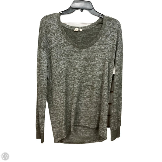 Top Long Sleeve Basic By Gap In Green, Size: S