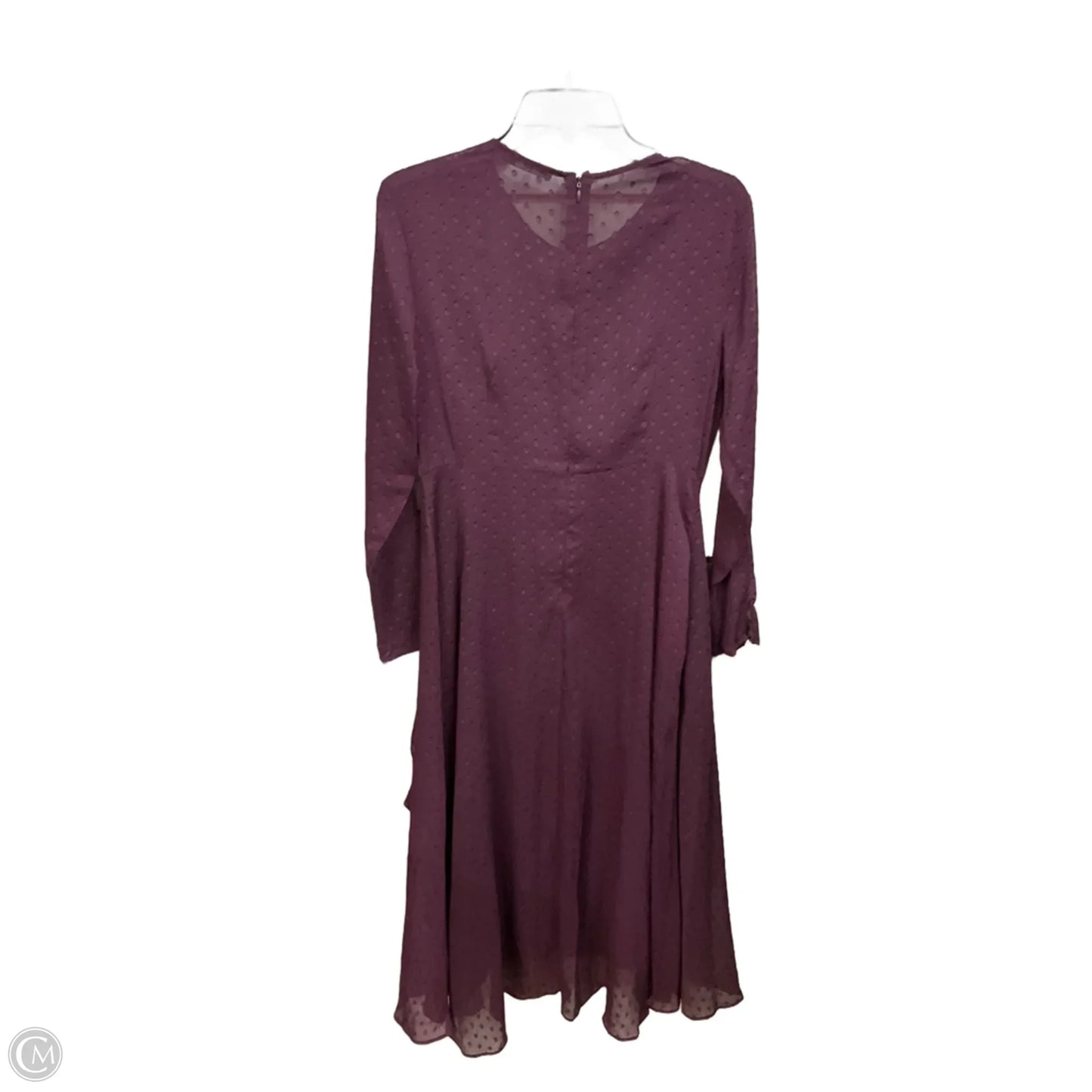Dress Casual Maxi By Tommy Hilfiger In Maroon, Size: M