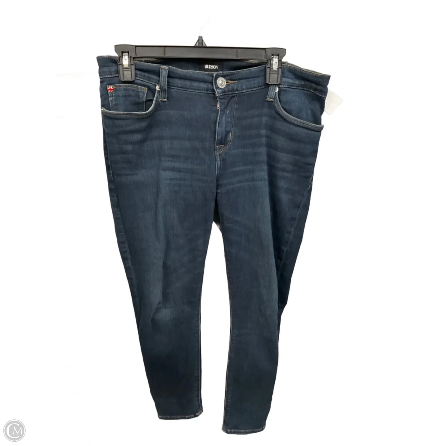 Jeans Skinny By Hudson In Blue Denim, Size: 6