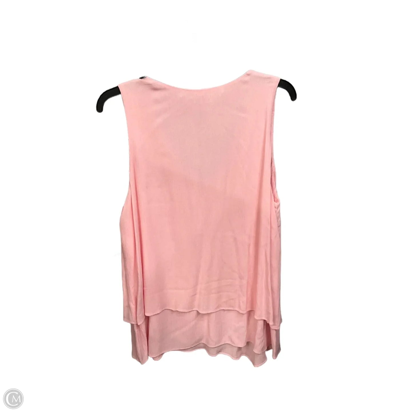 Top Sleeveless By Karen Kane In Pink, Size: L