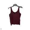 Top Sleeveless Basic By Old Navy In Maroon, Size: Xl