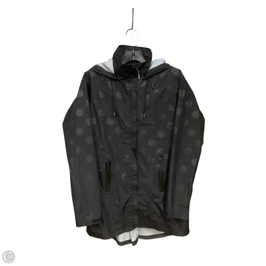 Coat Raincoat By Mondetta In Black, Size: S