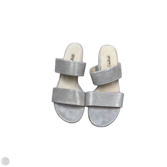 Sandals Heels Block By Paul Green In Tan, Size: 6