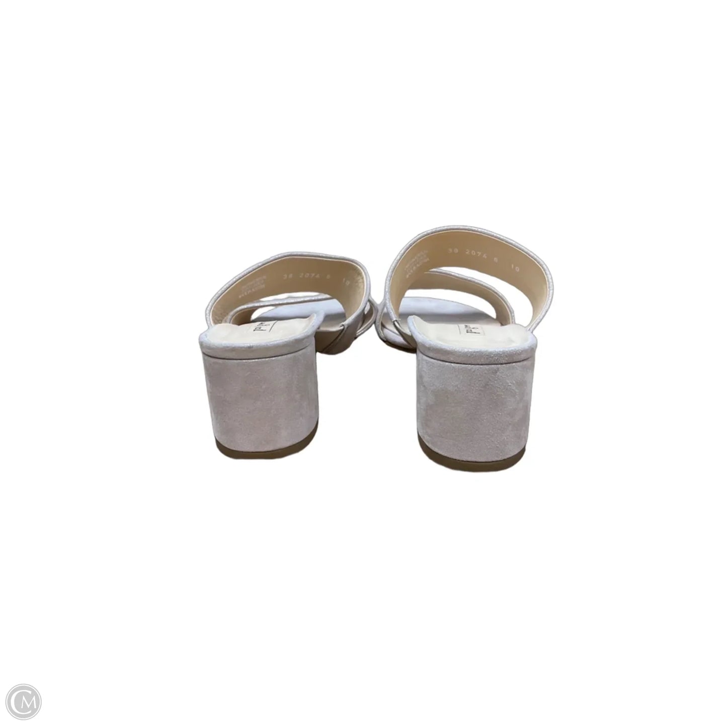 Sandals Heels Block By Paul Green In Tan, Size: 6