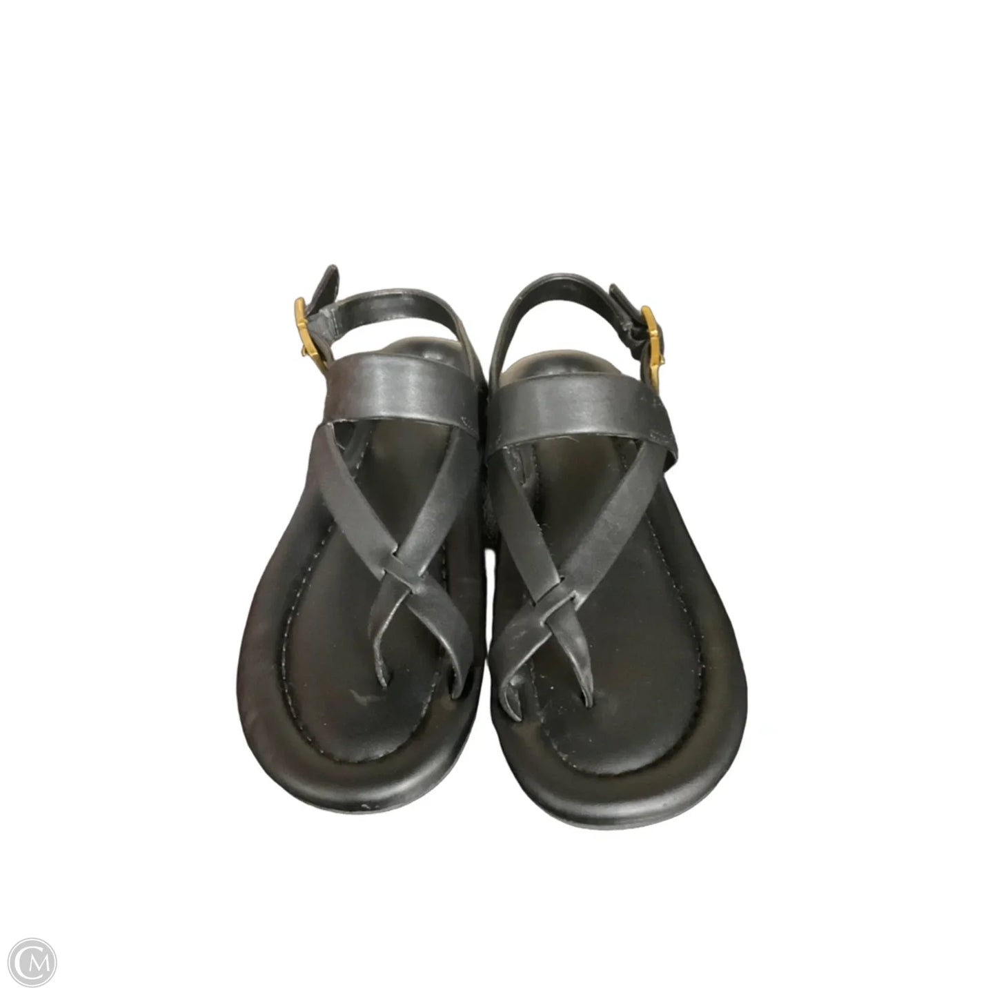 Sandals Flats By Franco Sarto In Black, Size: 7.5