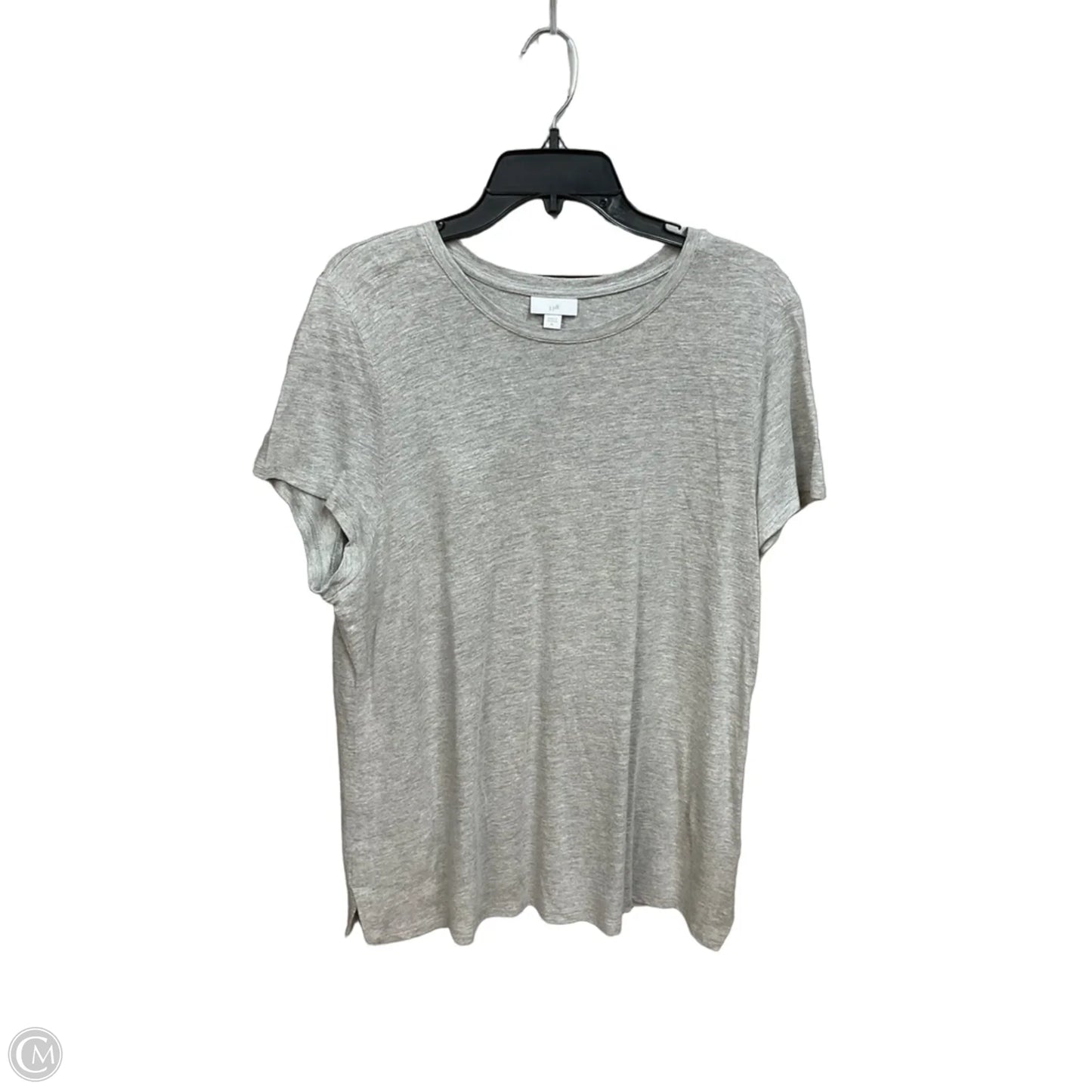 Top Short Sleeve Basic By J. Jill In Grey, Size: Xl