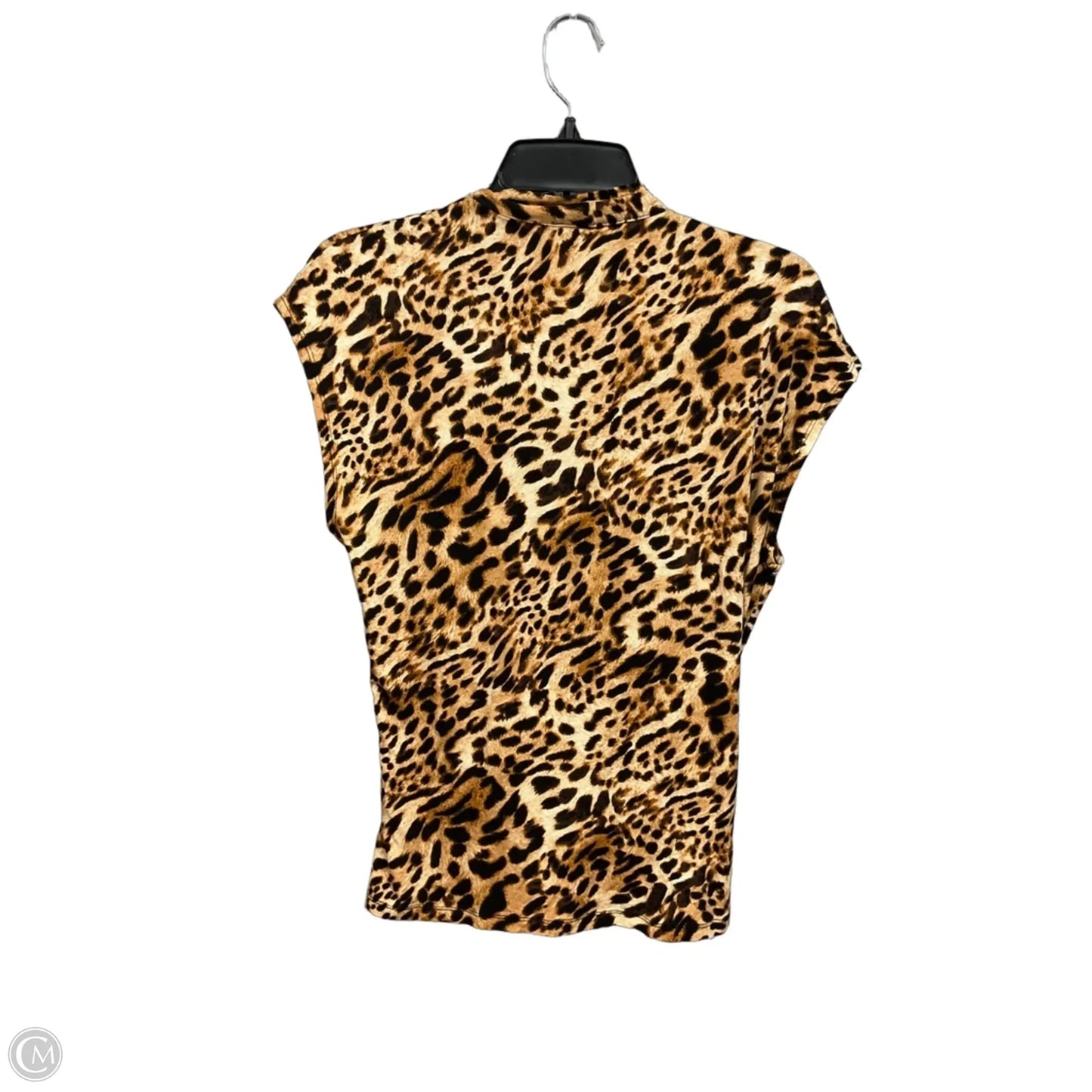 Top Sleeveless By Inc In Animal Print, Size: L