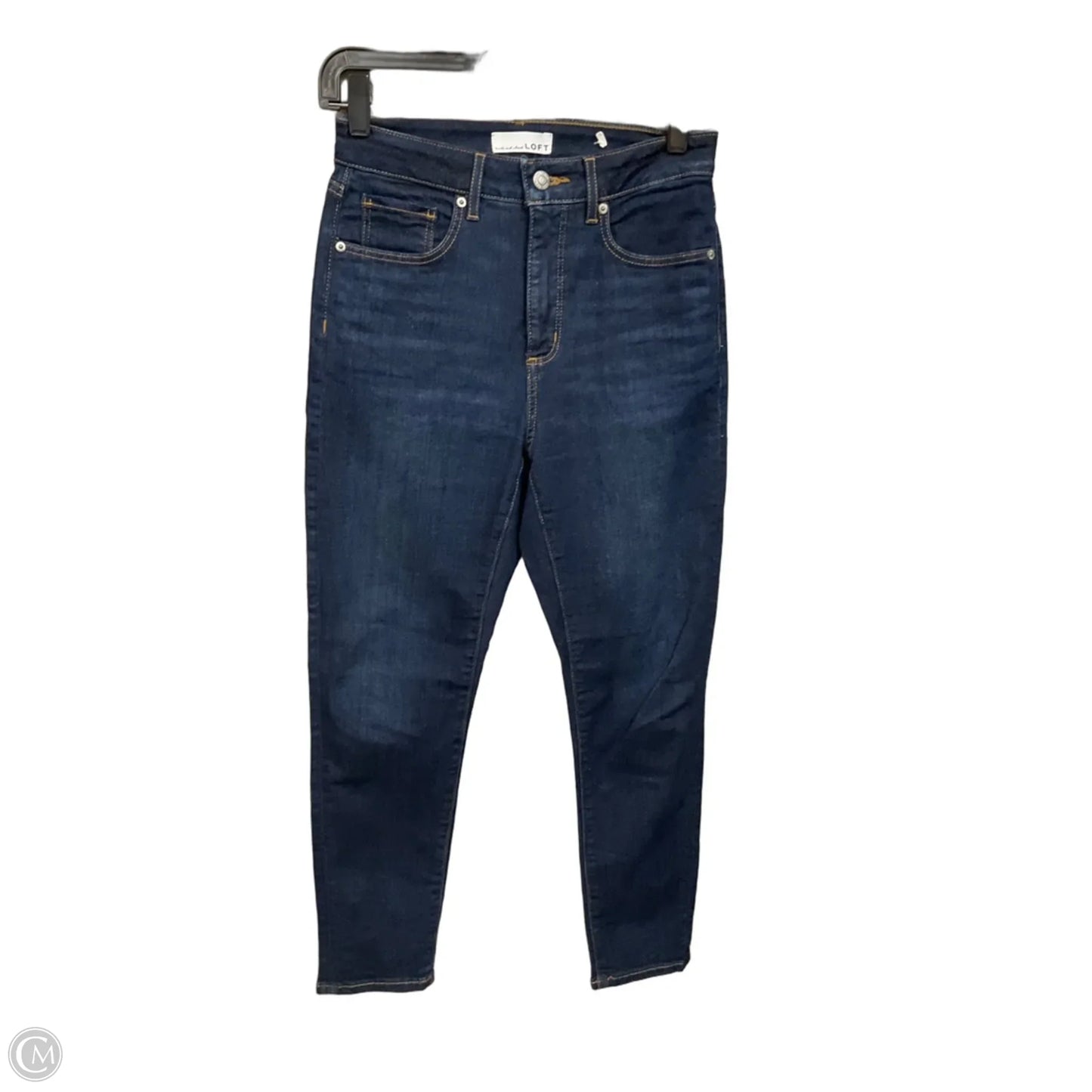 Jeans Skinny By Loft In Blue Denim, Size: 2