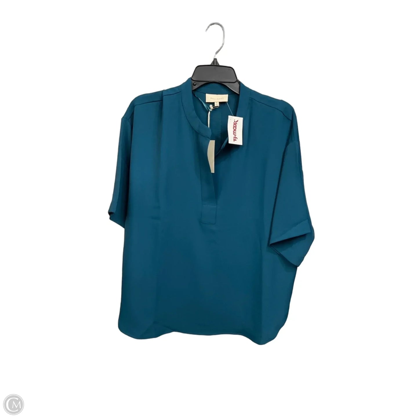 Top Short Sleeve By Melloday In Teal, Size: M