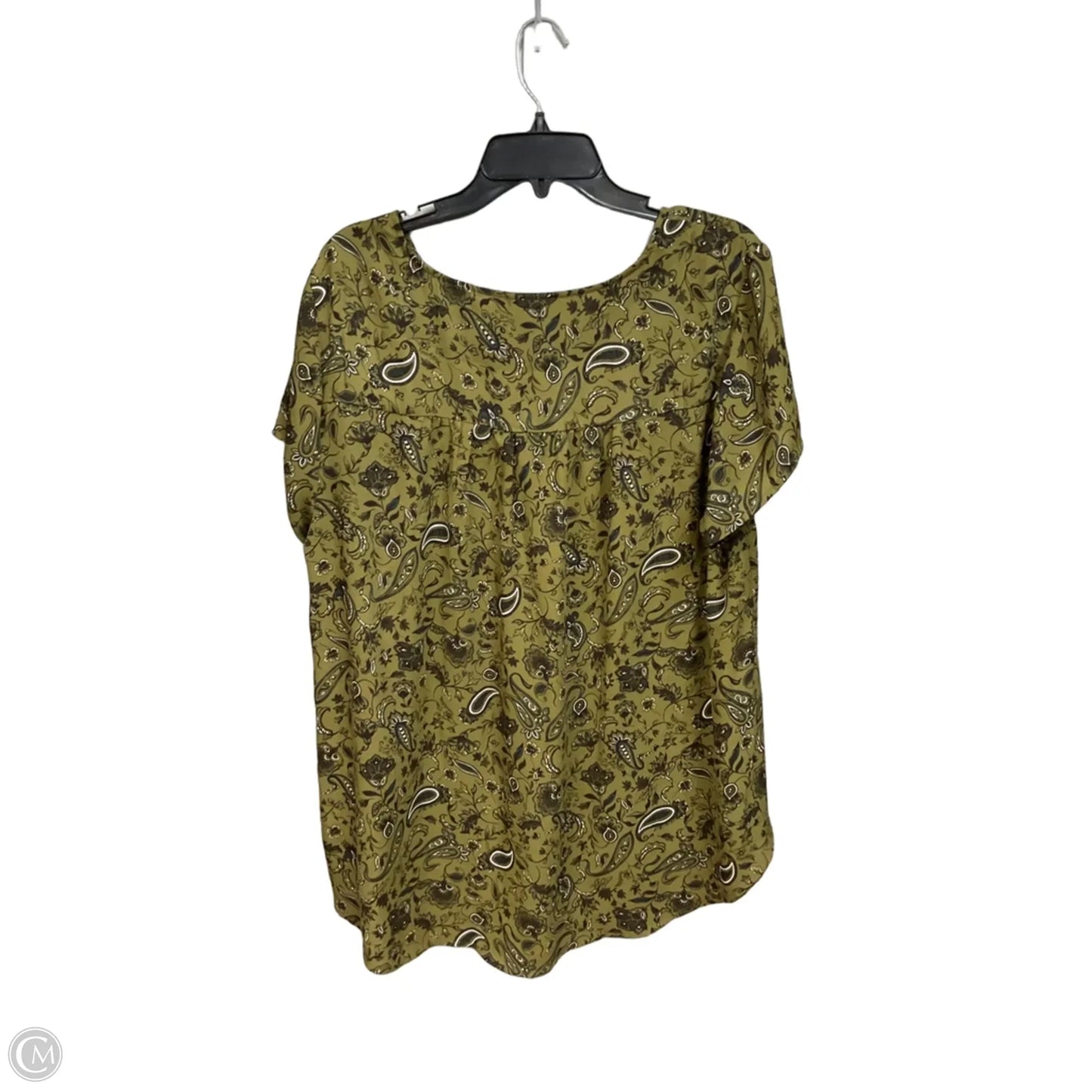Top Short Sleeve By Torrid In Green, Size: 1x