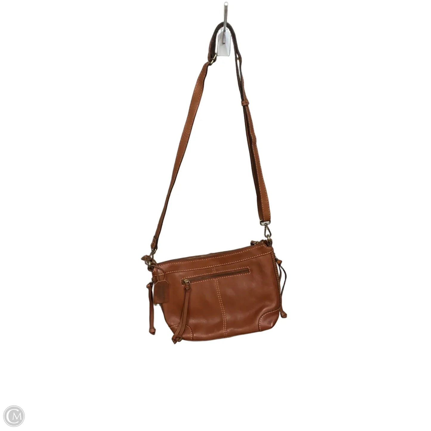Crossbody Leather By Clothes Mentor, Size: Medium