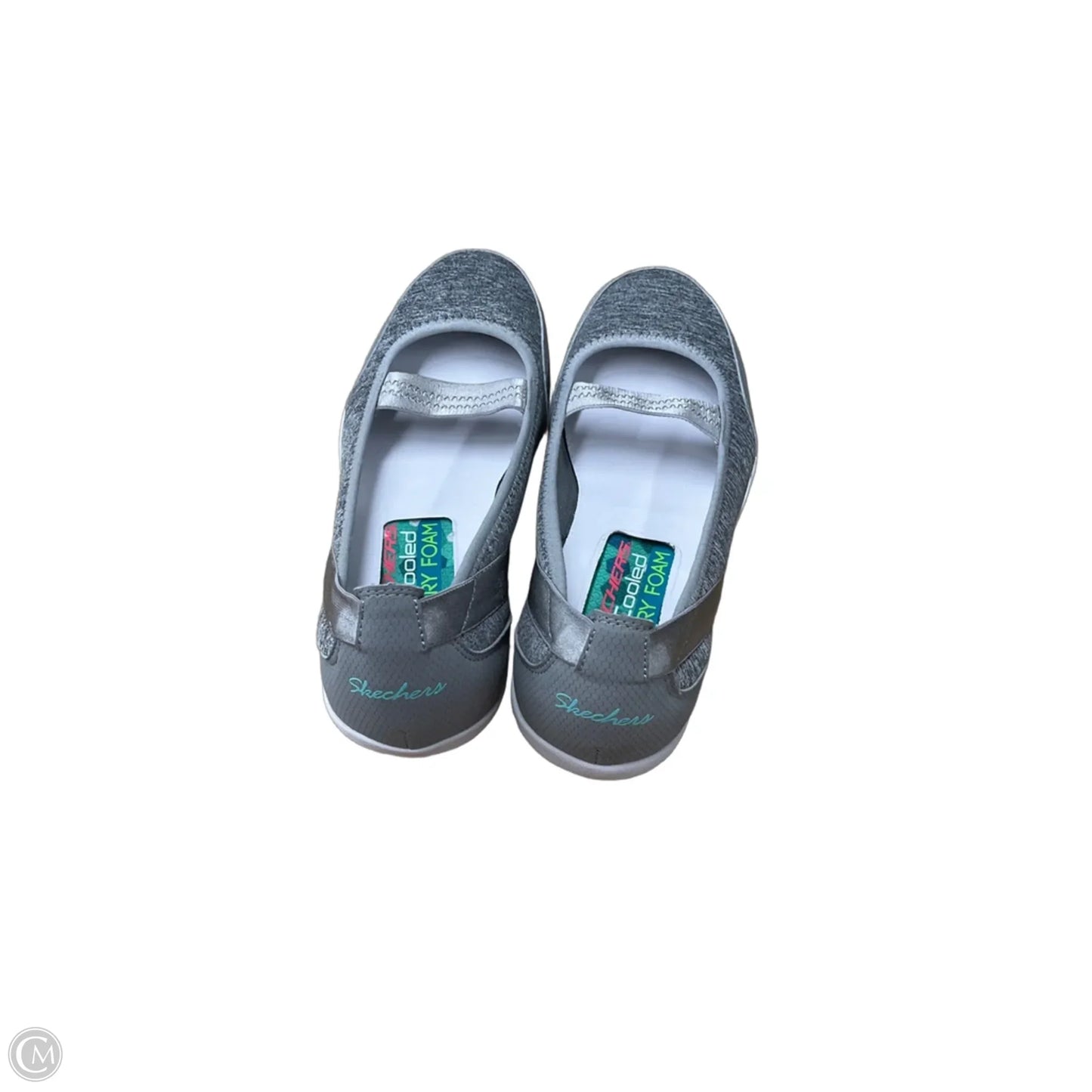 Shoes Flats By Skechers In Grey, Size: 8