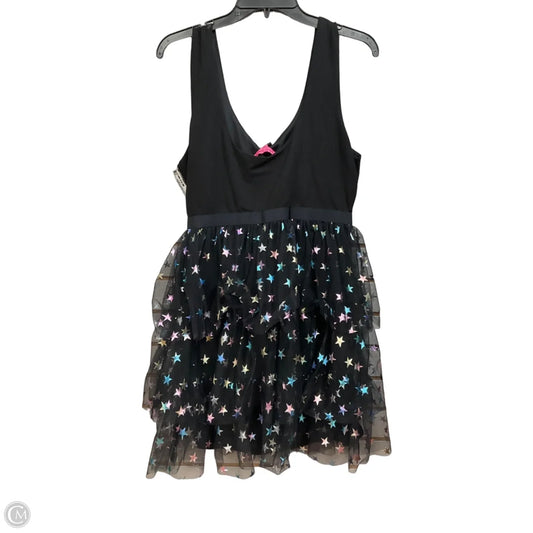 Dress Casual Short By Betsey Johnson In Black, Size: Xl