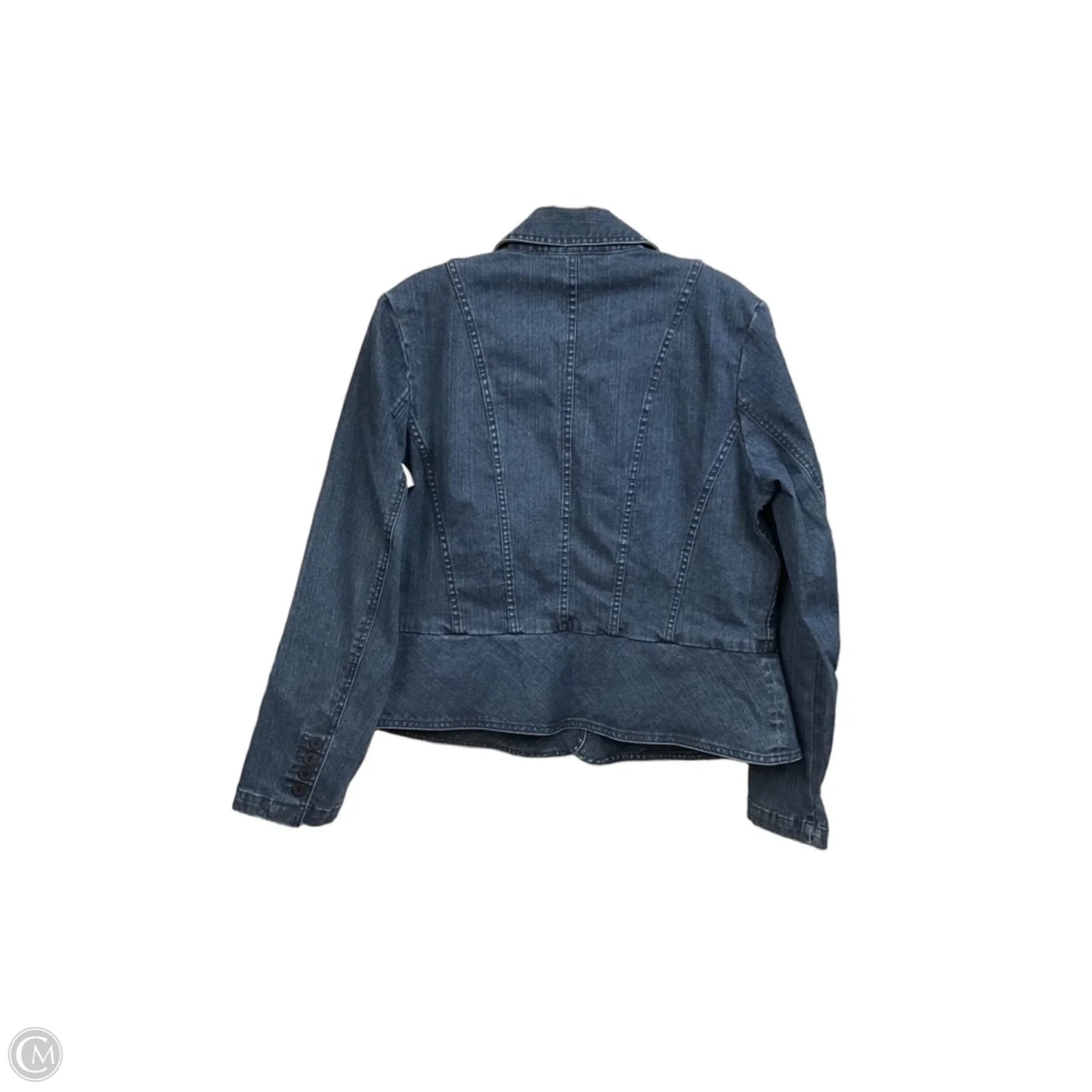 Jacket Other By Talbots In Blue Denim, Size: L