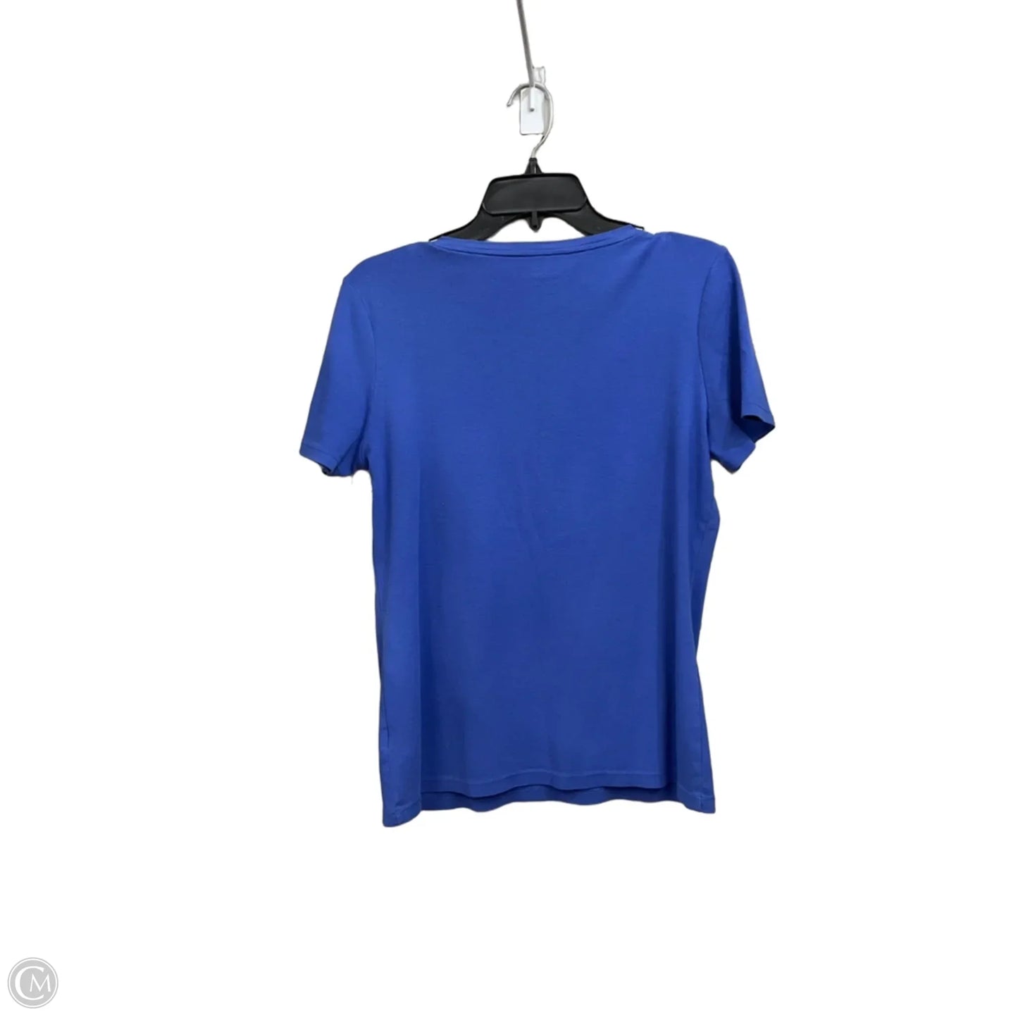 Top Short Sleeve Basic By Talbots In Blue, Size: Lp