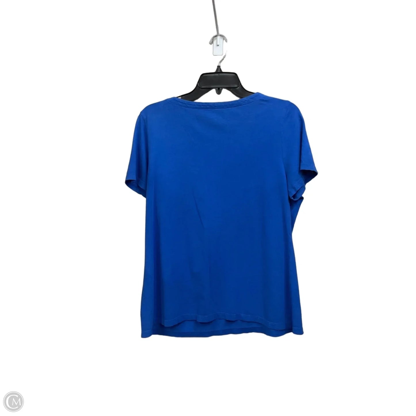Top Short Sleeve By Talbots In Blue, Size: Lp