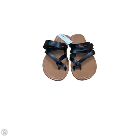 Sandals Flats By Sonoma In Black, Size: 6