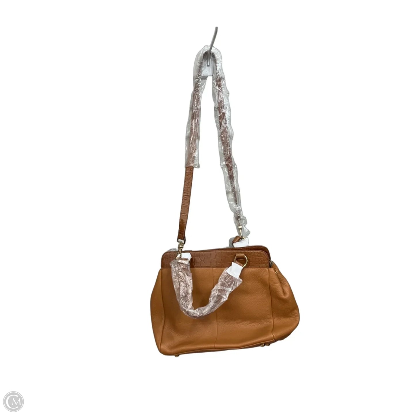 Handbag Leather By Isaac Mizrahi, Size: Large