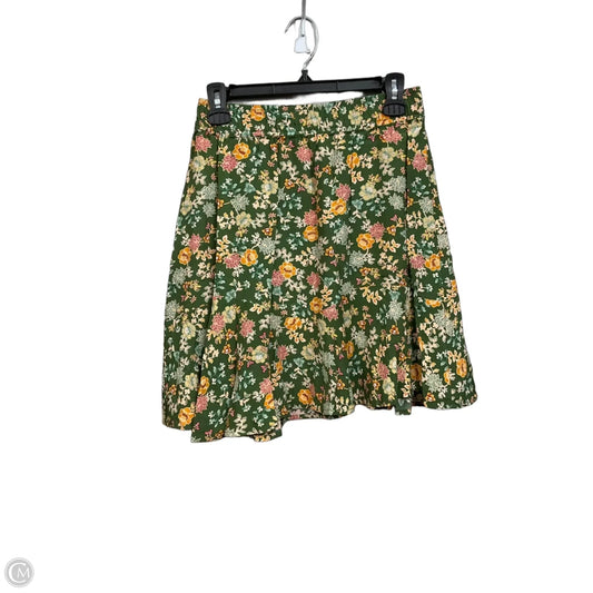Skirt Midi By Loft In Green, Size: 0