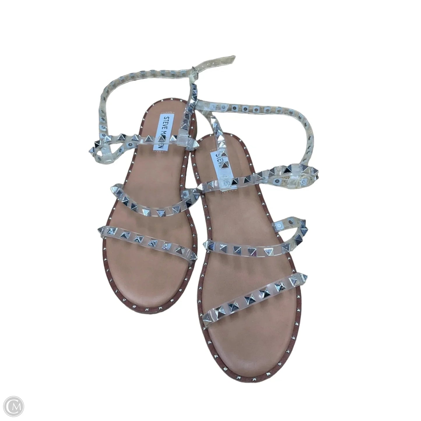 Sandals Flats By Steve Madden In Clear, Size: 7.5