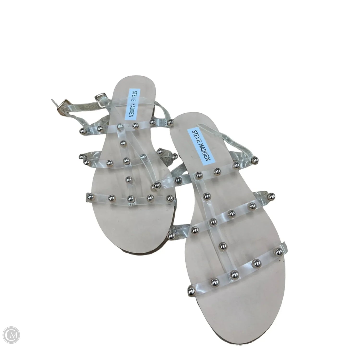 Sandals Flats By Steve Madden In Clear, Size: 7.5