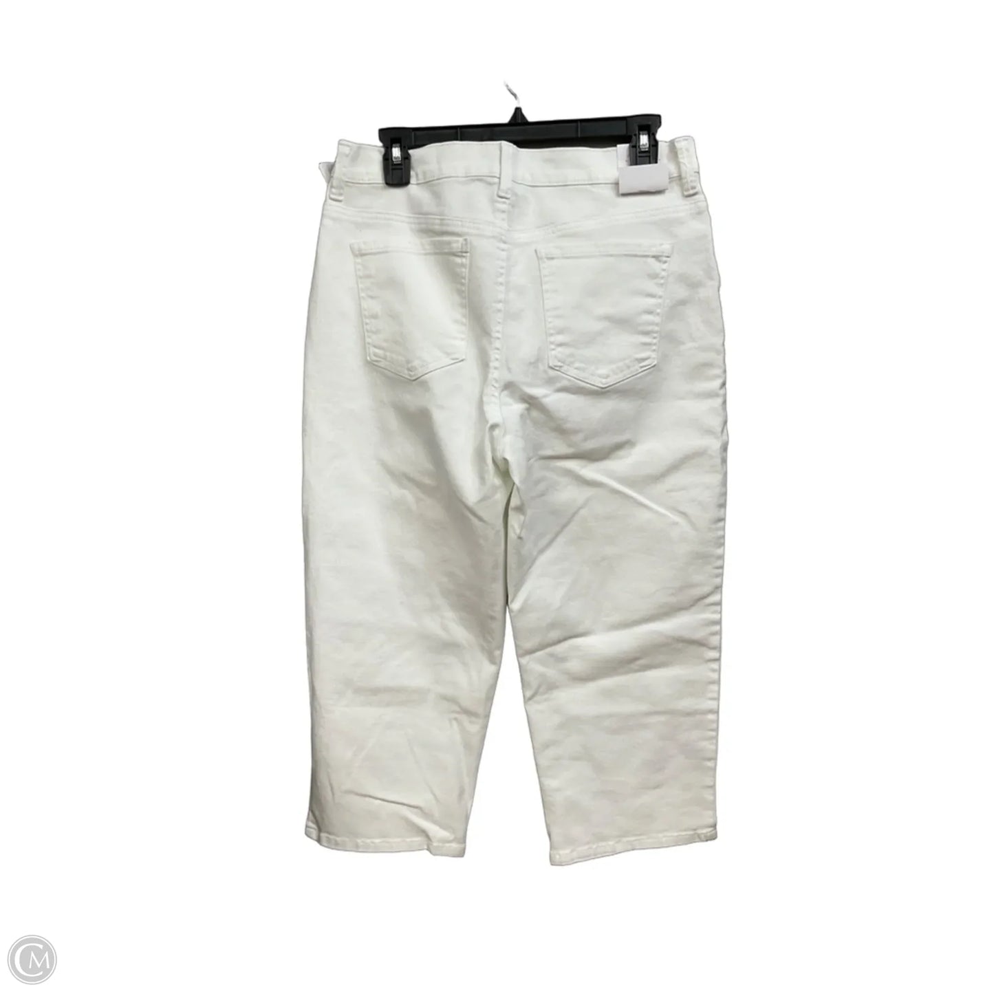 Capris By Gloria Vanderbilt In White, Size: 10
