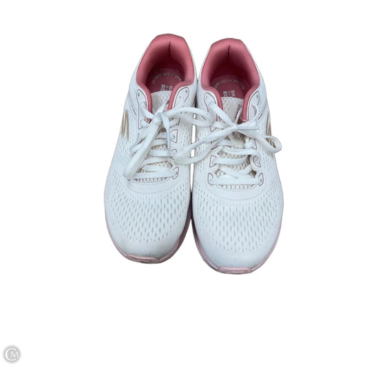 Shoes Athletic By Skechers In White, Size: 9