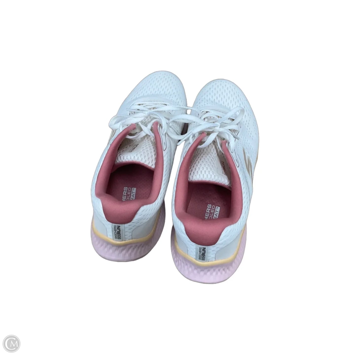 Shoes Athletic By Skechers In White, Size: 9