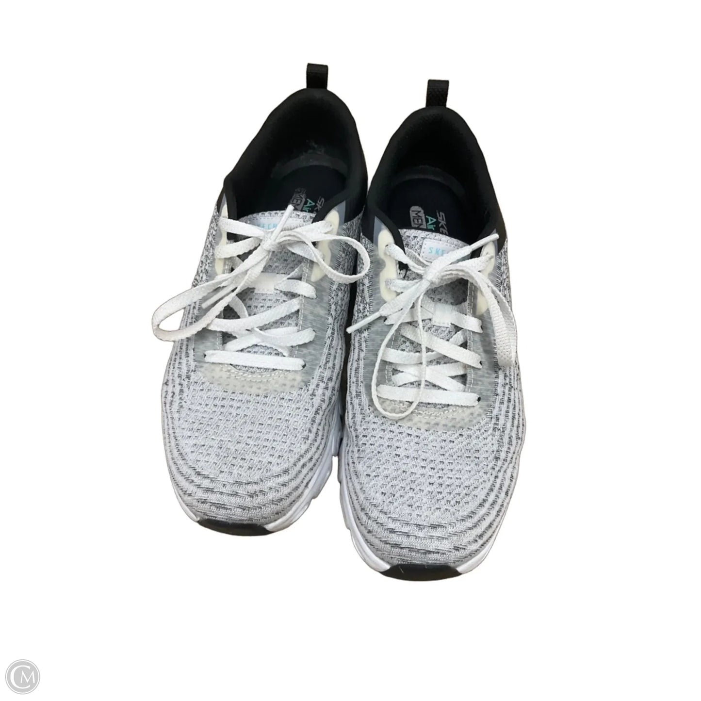 Shoes Athletic By Skechers In Black & White, Size: 8.5