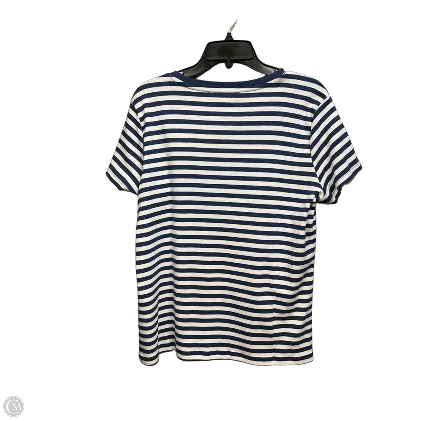 Top Short Sleeve By Tommy Hilfiger In Striped Pattern, Size: Xl