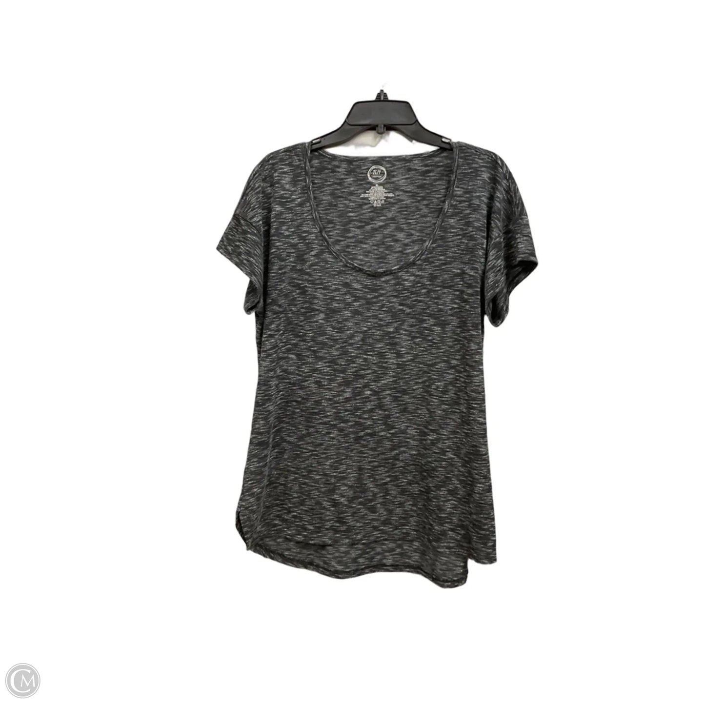 Top Short Sleeve Basic By Maurices In Black, Size: Xl