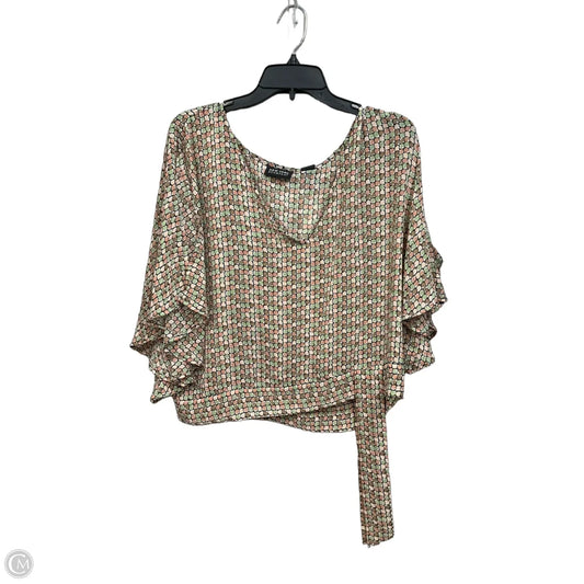 Top Short Sleeve By New York And Co In Multi-colored, Size: Xl