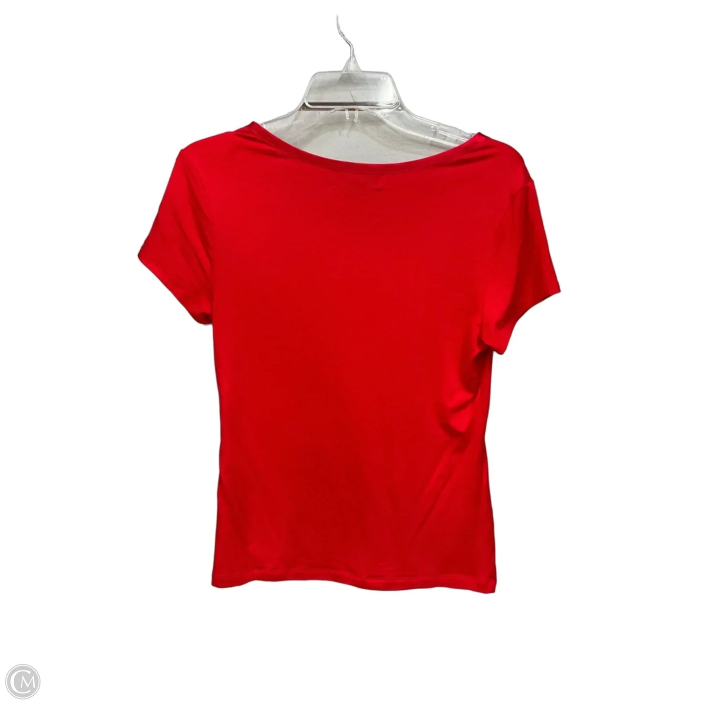 Top Short Sleeve Basic By Banana Republic In Red, Size: S