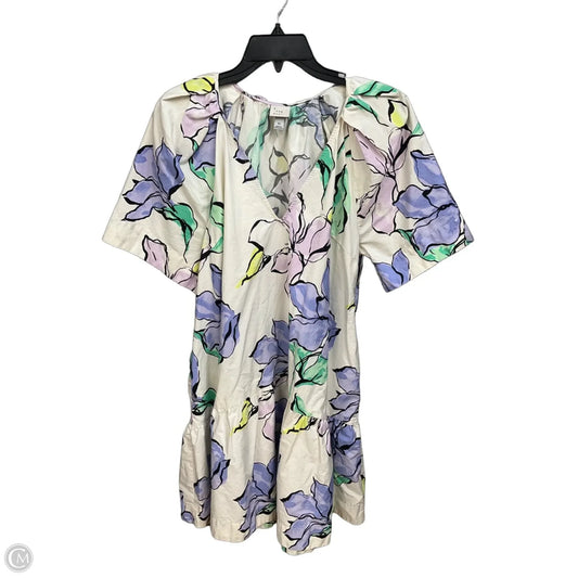 Dress Casual Midi By A New Day In Floral Print, Size: Xl