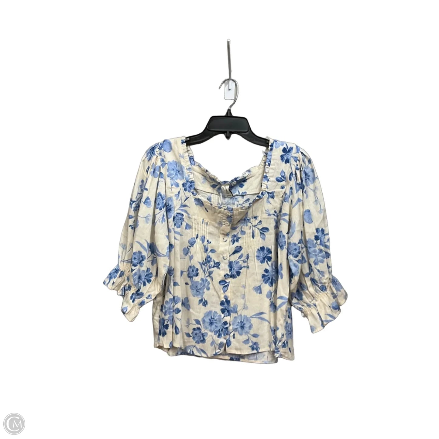 Top 3/4 Sleeve By Joie In Floral Print, Size: Xs
