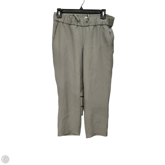 Athletic Capris By Lululemon In Tan, Size: S
