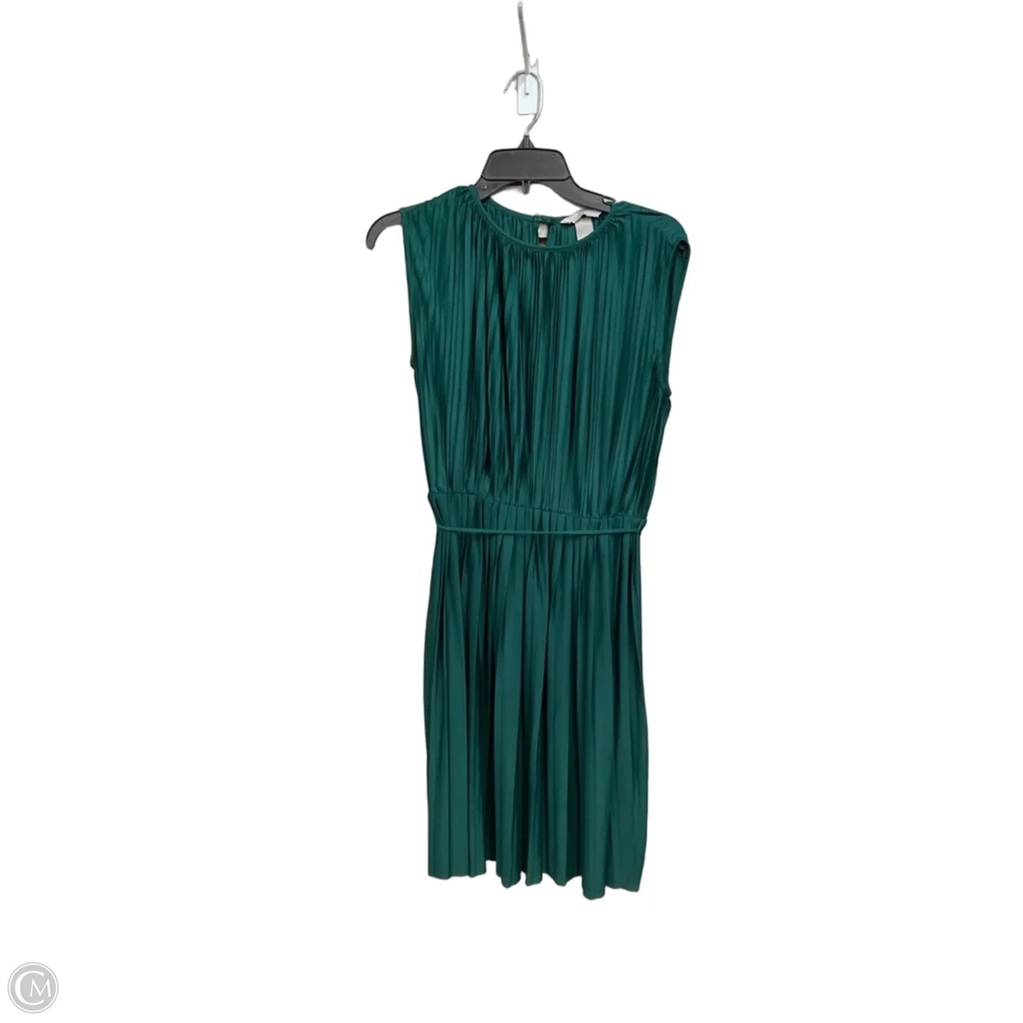 Dress Casual Midi By H&m In Green, Size: S