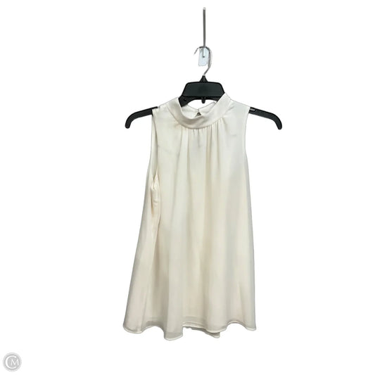 Top Sleeveless By Loft In White, Size: Xs