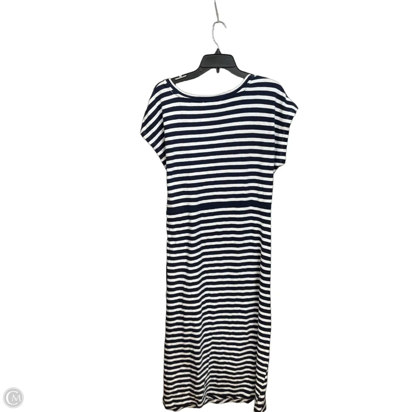 Dress Casual Maxi By Loft In Striped Pattern, Size: L