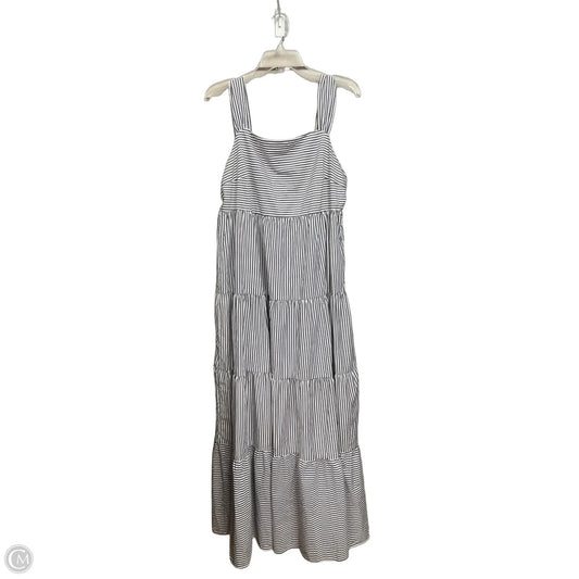 Dress Casual Maxi By Andree By Unit In Striped Pattern, Size: M