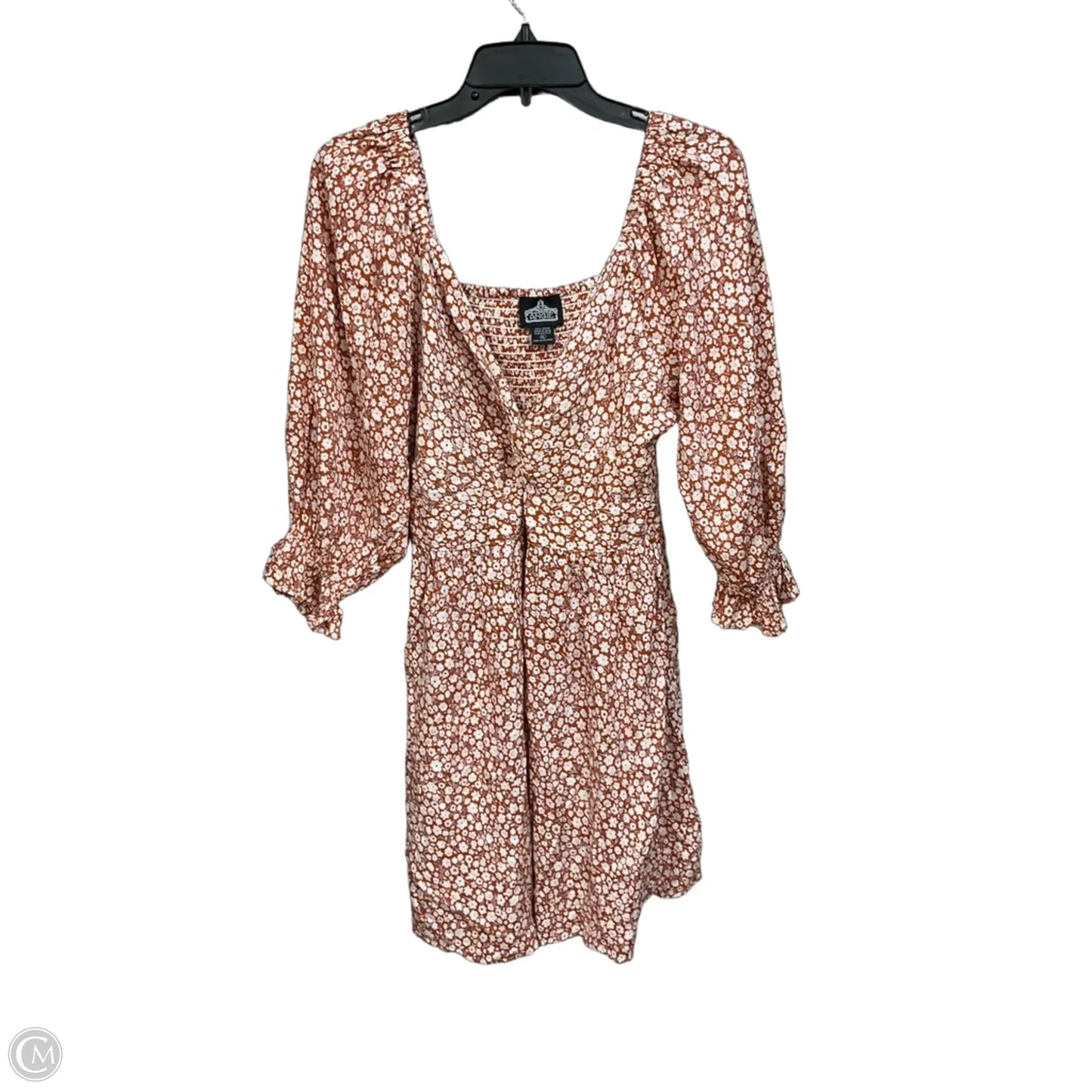 Dress Casual Short By Angie In Floral Print, Size: Xl