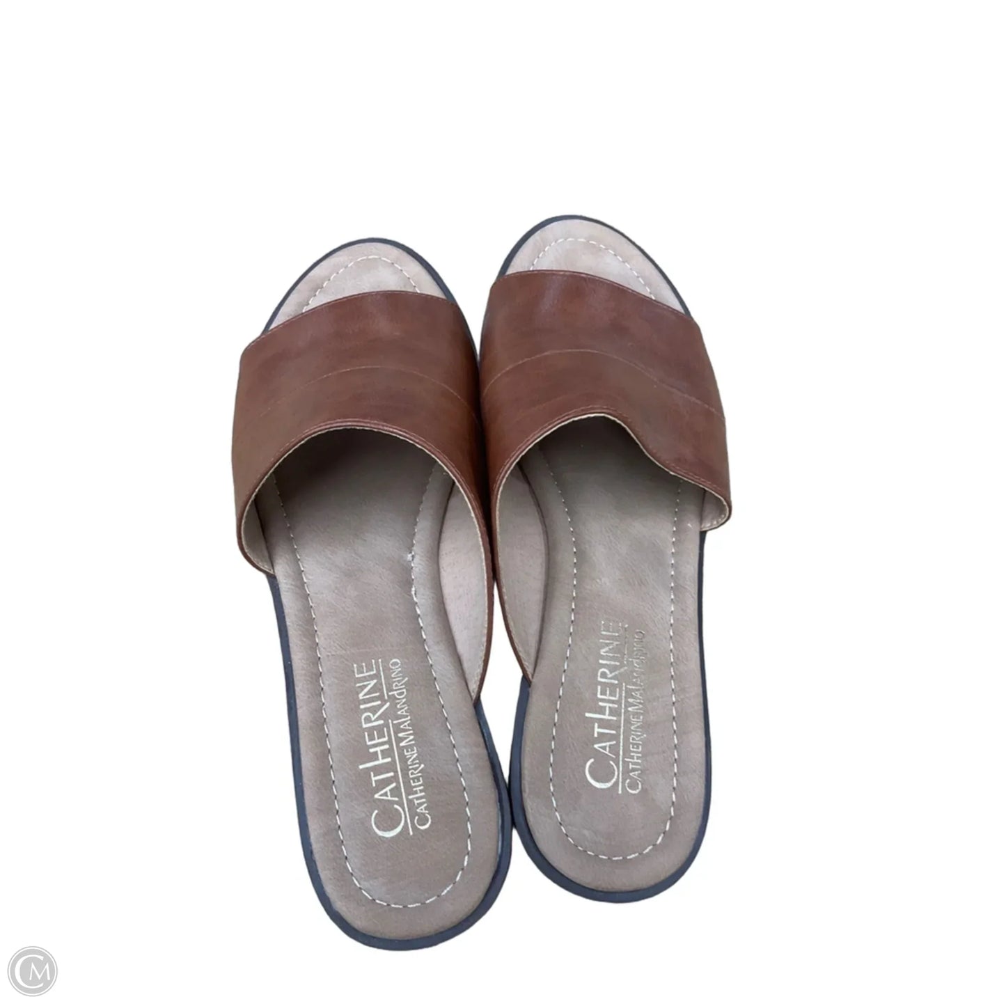 Sandals Flats By Catherine Malandrino In Brown, Size: 10