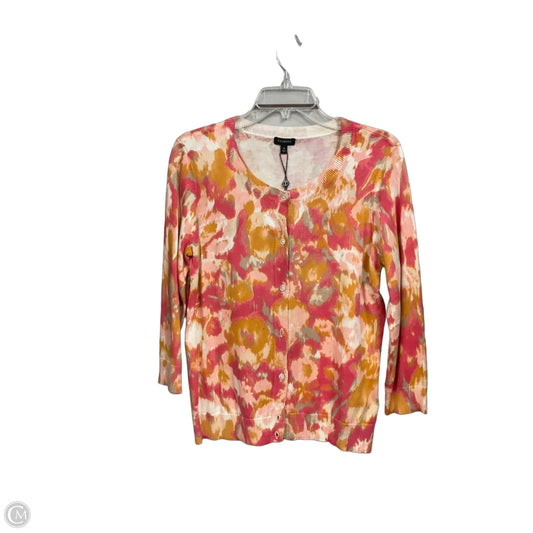 Cardigan By Talbots In Multi-colored, Size: M