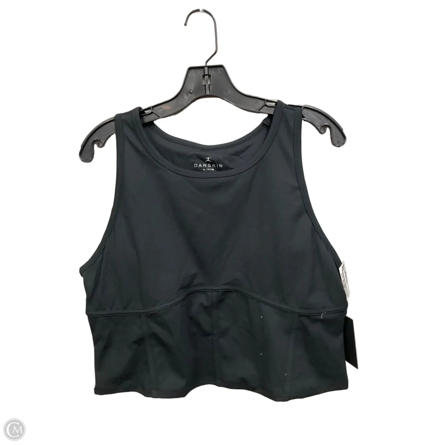Athletic Tank Top By Danskin In Black, Size: Xl