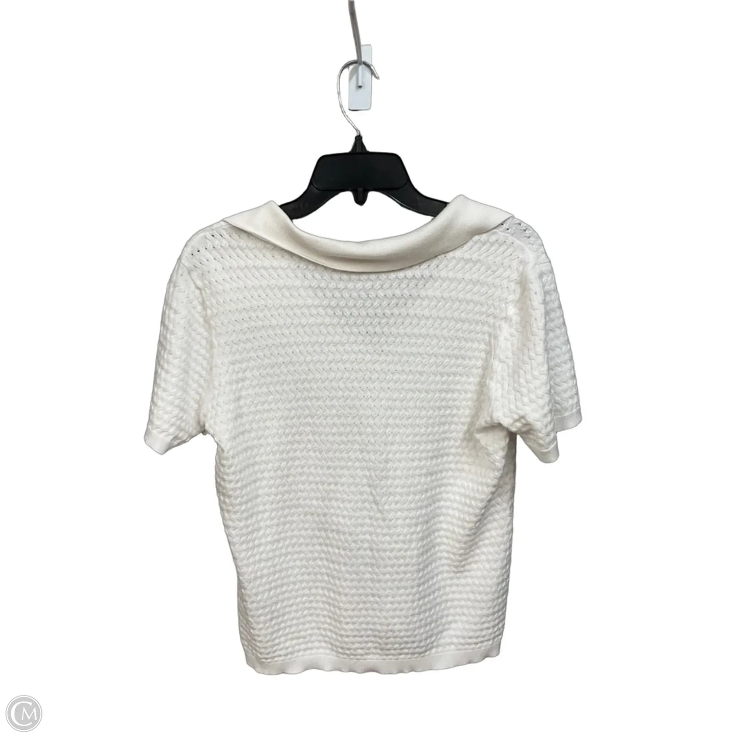 Top Short Sleeve By Cyrus In White, Size: M