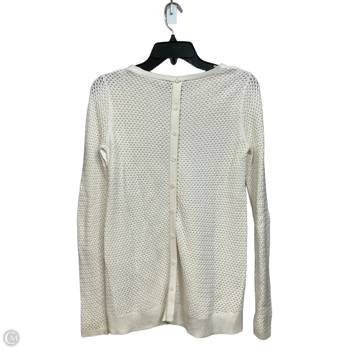 Top Long Sleeve By Limited In White, Size: Xs