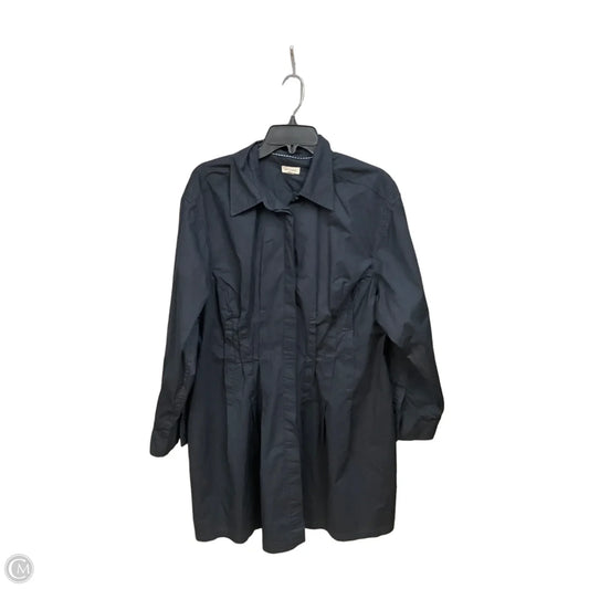 Dress Casual Midi By Pilcro In Navy, Size: 1x