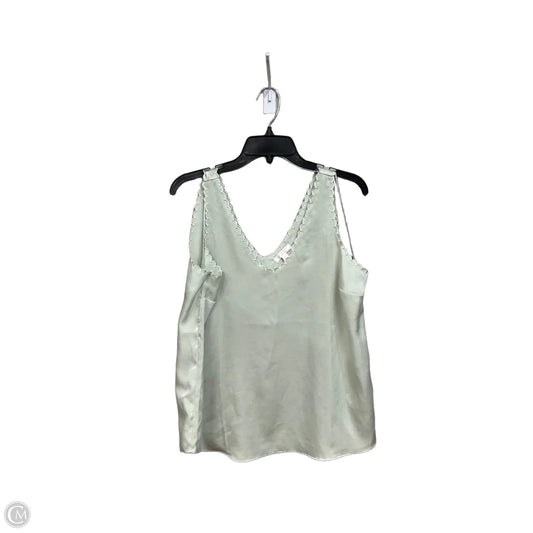 Top Sleeveless By Lc Lauren Conrad In Green, Size: M