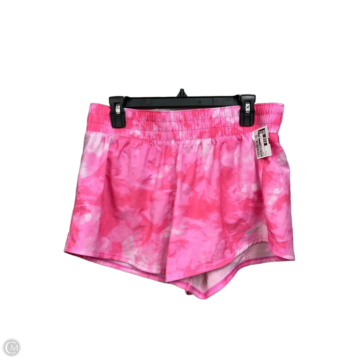 Athletic Shorts By Nike Apparel In Pink, Size: L