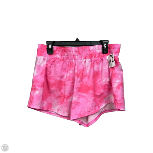 Athletic Shorts By Nike Apparel In Pink, Size: L